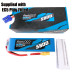 Gens ace 5800mAh 60C 18.5V 5S1P Lipo Battery Pack with EC5 Plug 669g Suitable for F3A SRP $270.48 Gens ace 5800mAh 60C 18.5V 5S1P Lipo Battery Pack with EC5 Plug 669g Suitable for F3A SRP $270.48