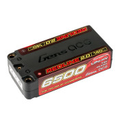 Gens Ace Redline 2.0 6500mAh 2S 140C 7.6V HV Shorty Lipo Battery with 5.0mm bullet 224g 96x47x25mm IFMAR SRP $159.39