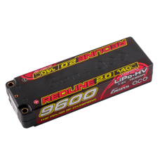 Gens Ace Redline 2.0 9600mAh 2S 7.6V 140C HardCase 58# HV Lipo Battery with 5.0mm bullet 324g 139x47x25mm SRP $198.03 Gens Ace Redline 2.0 9600mAh 2S 7.6V 140C HardCase 58# HV Lipo Battery with 5.0mm bullet 324g 139x47x25mm SRP $198.03