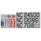 Decal Sheet: J-3 Cub 10cc by Hangar 9 SRP $41.54