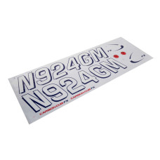 Decal Sheet: Carbon Cub FX-3 100-200cc by Hangar 9 SRP $49.56