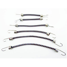 1/10 Scale Bungee Cord Set (6) - Black Blue Orange by Hot Racing SRP $24.57