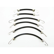 1/10 Scale Bungee Cord Set (6) - Black Light Tan by Hot Racing SRP $24.57