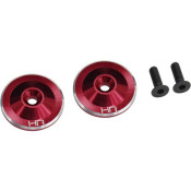 Red Large Wing Buttons Aluminum (2) by Hot Racing SRP $21.56 Red Large Wing Buttons Aluminum (2) by Hot Racing SRP $21.56