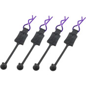 Body Clip Retainers 1/10 (4) purple by Hot Racing SRP $10.20 Body Clip Retainers 1/10 (4) purple by Hot Racing SRP $10.20