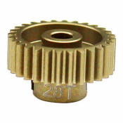 28t 48p Hard Anodized 7075 Pinion Gear by Hot Racing SRP $26.87
