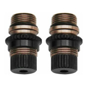 Front 6061 Threaded Shock Bodies Set: Micro-B by Hot Racing SRP $26.04