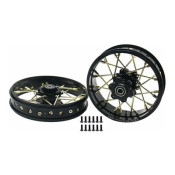 24 wire Gold spoke Black wheel Set Losi Promoto-MX by Hot Racing SRP $435.16 24 wire Gold spoke Black wheel Set Losi Promoto-MX by Hot Racing SRP $435.16