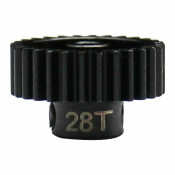28t 0.5 Mod Hardened Steel Pinion Gear 2.3 Bore by Hot Racing SRP $15.92 28t 0.5 Mod Hardened Steel Pinion Gear 2.3 Bore by Hot Racing SRP $15.92