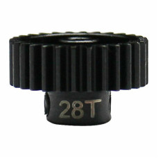 28t 0.5 Mod Hardened Steel Pinion Gear 2.3 Bore by Hot Racing SRP $15.92 28t 0.5 Mod Hardened Steel Pinion Gear 2.3 Bore by Hot Racing SRP $15.92