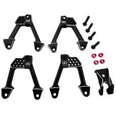Aluminum Frnt & Rear Adjustable Shock Towers:Scx 2 by Hot Racing SRP $135.78