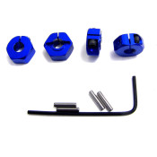 Blue Aluminum Locking 12mm Wheels Hex Kit by Hot Racing SRP $32.02 Blue Aluminum Locking 12mm Wheels Hex Kit by Hot Racing SRP $32.02