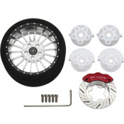 Silver 18 Spoke Steering Tx Aluminum Wheels by Hot Racing SRP $69.59 Silver 18 Spoke Steering Tx Aluminum Wheels by Hot Racing SRP $69.59