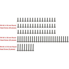 M1.4 Stainless Steel Full Screw Set 81 PC SCX24 by Hot Racing SRP $41.82