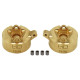 Brass Rear Hub 15.5g AX24 SCX24 by HOT Racing SRP $53.79