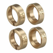 3.3g Brass Wheel Weights - SCX30 by Hot Racing SRP $37.56