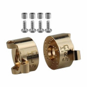 Brass Front Steering Block - SCX30 by Hot Racing SRP $53.79 Brass Front Steering Block - SCX30 by Hot Racing SRP $53.79