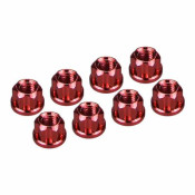 Red Aluminum M2 Flange Wheel Nuts - SCX30 by Hot Racing SRP $18.62 Red Aluminum M2 Flange Wheel Nuts - SCX30 by Hot Racing SRP $18.62