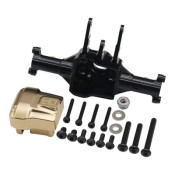 Front Aluminum Axle Brass cover TRX4-M by Hot Racing SRP $132.23