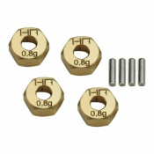 Brass 7mm Wheels hub Venture 18 by Hot Racing SRP $18.12 Brass 7mm Wheels hub Venture 18 by Hot Racing SRP $18.12