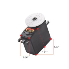 HS-5245MG Servo Digital Mighty Mini Servo, 32g, 4.8V 4.4kg/015, 6.0V 5.5kg/0.12, 32.4x16.8x30.8mm. PRO12 & Mini Rally HS-5245MG Servo Digital Mighty Mini Servo, 32g, 4.8V 4.4kg/015, 6.0V 5.5kg/0.12, 32.4x16.8x30.8mm. PRO12 & Mini Rally