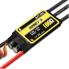 #H-100A Hornet 100A Aircraft ESC, Burst 120/100A 2-6Lipo 5-18NC 5v/6A BEC 73g 62x35x12mm EC5 Plug 100mm Long Battery and Motor Wire SRP $151.21 #H-100A Hornet 100A Aircraft ESC, Burst 120/100A 2-6Lipo 5-18NC 5v/6A BEC 73g 62x35x12mm EC5 Plug 100mm Long Battery and Motor Wire SRP $151.21