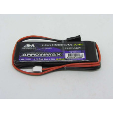 Arrowmax Lipo 1400mAh 7.4V Receiver RX Pack GP (JR Plug) 65g 78x25x16mm SRP $55.38 Arrowmax Lipo 1400mAh 7.4V Receiver RX Pack GP (JR Plug) 65g 78x25x16mm SRP $55.38