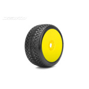 J-ONE:1/8Truggy/Dish/Yellow Rim/Composite (Clay) Ultra Soft/Glued/Belted by Jetko SRP $93.38 J-ONE:1/8Truggy/Dish/Yellow Rim/Composite (Clay) Ultra Soft/Glued/Belted by Jetko SRP $93.38