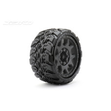 1/8 SGT 3.8 EX-KING COBRA/Claw Rim/Black/Medium Soft/Glued/Blted MTD Tires (2) by Jetko SRP $92.11