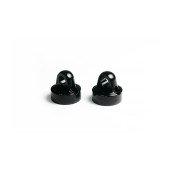 Alum Shock Cap for 12mm Shock Black (2) for Koswork & Tamiya by Koswork SRP $28.92