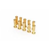 5mm Gold Bullet Connector/Plug (10) by Koswork SRP $30.79