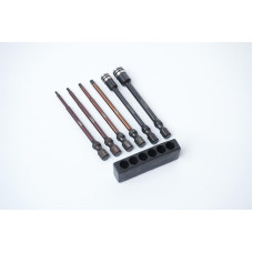 Nut Driver/Hex Wrench Tip Set 1.5, 2.0, 2.5, 3.0mm Hex & 5.5, 7mm Nut Driver 1/4 Nut Driver/Hex Wrench Tip Set 1.5, 2.0, 2.5, 3.0mm Hex & 5.5, 7mm Nut Driver 1/4