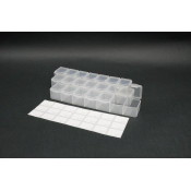 7 Compartments Parts Box 165x34x25mm (3 sets) by Koswork SRP $9.60