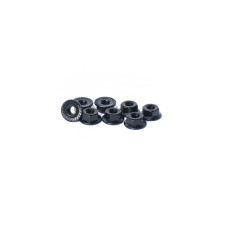 M4 Aluminum Serrated Nuts Black (w/container) (8) by Koswork SRP $21.03