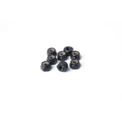 M4 Steel Nylon Lock Nuts Black (w/container) (8) by Koswork SRP $7.50
