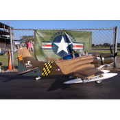 Double Seat AD-5/A-1E Skyraider 86 Inch ARF  35-60cc Camo without Retracts New 2025 by Seagull SRP $2016.01