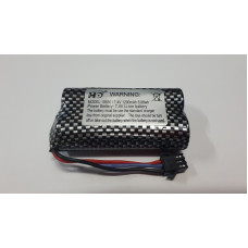 Li-Ion Battery 7.4V 1200mAh 18650 cell SM3P Plug suite models 2023 or Newer #1592/1593 by Huina Li-Ion Battery 7.4V 1200mAh 18650 cell SM3P Plug suite models 2023 or Newer #1592/1593 by Huina