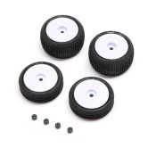 Tires, Wheels, White, Mounted: Micro-B by LOSI SRP $39.85 Tires, Wheels, White, Mounted: Micro-B by LOSI SRP $39.85