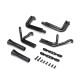Header Set, Matte Black: 22S Sprint by LOSI SRP $22.51