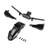 Fender, Handguards & Handle Bars, Black: PM-SM by TLR/ LOSI SRP $29.65