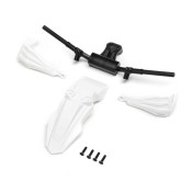 Fender, Handguards & Handle Bars, White: PM-SM by TLR/ LOSI SRP $29.89