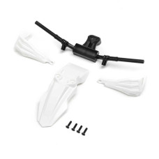 Fender, Handguards & Handle Bars, White: PM-SM/MX by LOSI SRP $26.18