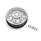 Rear Wheel Set, Satin Chrome: PM-SM by LOSI SRP $44.63 Rear Wheel Set, Satin Chrome: PM-SM by LOSI SRP $44.63