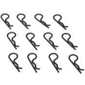 Body Clips, Black (12) Replaces TLR8202 by LOSI SRP $11.85