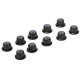 M3 Flanged Aluminum Lock Nuts, Black (10) by LOSI SRP $39.07