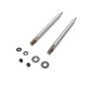 Nutted Shock Shaft, Rear (2): ALL 5IVE-T 3.0 by LOSI SRP $37.98