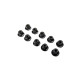 Flanged Nylock Nut, M5 STL (10) by LOSI SRP $12.64