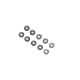 Washer, 3.2mm x 7.0mm x 0.5mm STL (10) by LOSI SRP $12.64