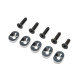 Engine Mount Insert & Screws,18/67 (5): 5IVE-TG 3.0 by LOSI SRP $60.01