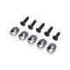 Engine Mount Insert & Screws,21.5/67(5):5IVE-TG 3.0 by LOSI SRP $60.01